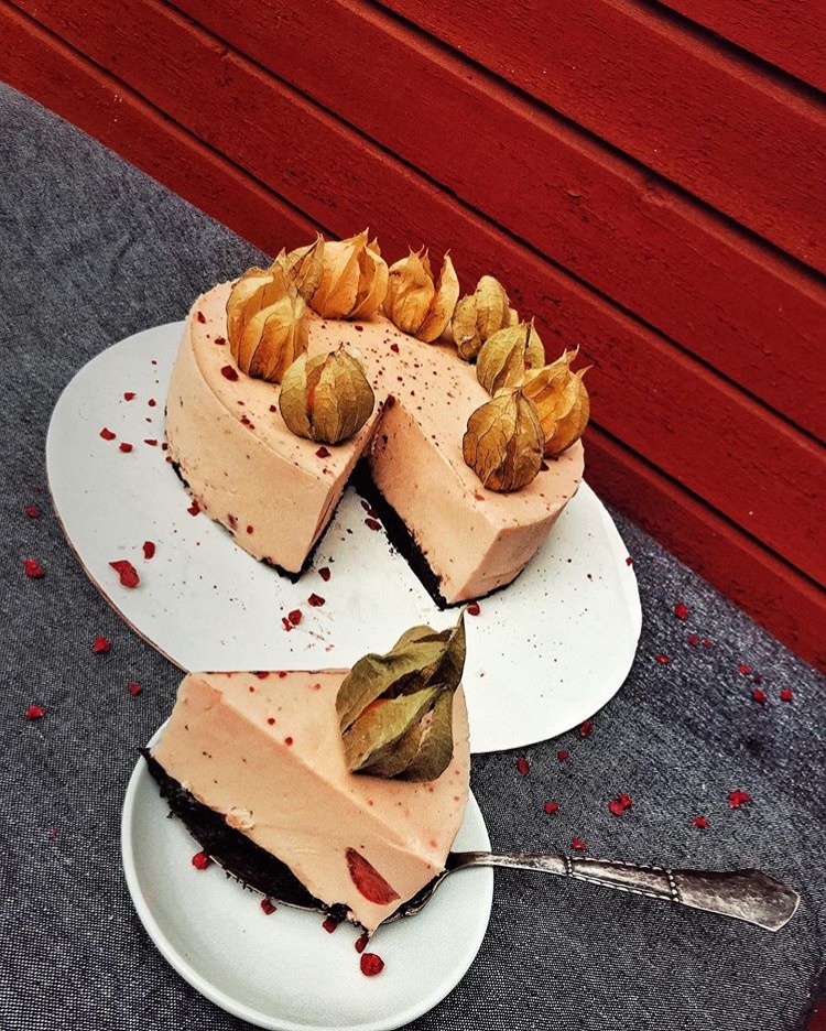 a cake on a plate